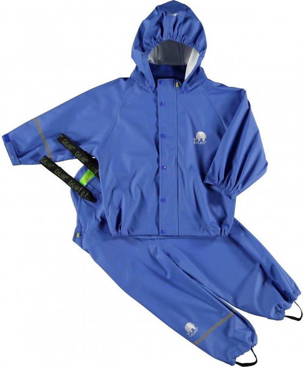 CELAVI Oceaan blauwe regenpak - Maat 116/122 - Polyester