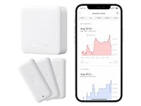 SwitchBot Smart Bundle Set van 3 thermometers, hygrometer en mini-hub