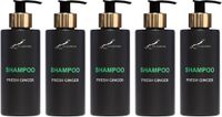 Claudius Cosmetics B.V. Claudius Cosmetics Shampoo Fresh Ginger 300 ml - gouden pomp - 5 stuks
