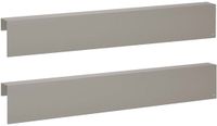 vidaXL Afdekprofiel voor tuinafboording 2 st 100 x 6 x 15 cm