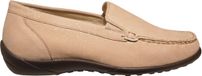 Wäldlaufer beige leren dames instappers