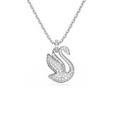 Swarovski Iconic Swan Ketting Zilverkleur Metaal Kristal
