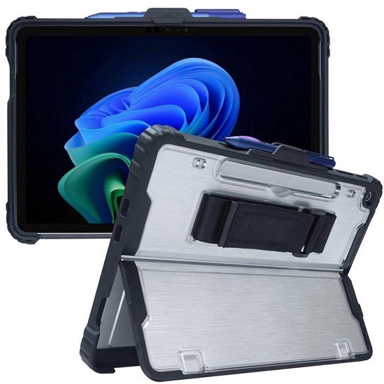 Accezz Tablet Hoes - Geschikt voor Microsoft Surface Pro 12 - Zwart