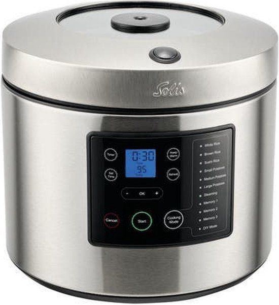 Solis 97900 Rijstkoker - 5 l - 860 W - Zilver