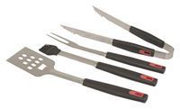 Merry Excelsa Grillset 4-delig, roestvrij staal, zwart/rood, 4 stuks