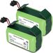 Eufy 2x 14.4V 4000mAh Batterie de remplacement pour RoboVac G10 G20 G30 G35 G40 Hybrid, RoboVac 11 11S 11S MAX 12 15C 15C Max 25C Max 30 30C 30 Max 35C