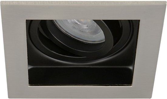 Philips LED Inbouwspot Lans Vierkant Wit Warm Wit Dimbaar 5W