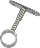 Amig - Centrale steun voor kledingbuizen - Ophangbeugel voor kleedkamer - Geschikt voor het ophangen en organiseren van kleding - Zamak - Ø19 x 62 mm - Wit