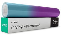 CRICUT Koud geactiveerd kleurwisselend vinyl (permanent) | Turkoois <-> Paars | 30,5cm x 61cm (12" x 24") | Zelfklevende vinylrol | voor alle snijmachines