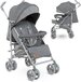 Lionelo Irma Buggy - Grijs/Donker Grijs - Lichtgewicht, Compact en Comfortabel