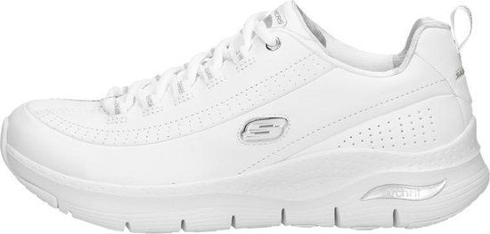 Skechers Arch Fit - Citi Drive Dames Sneakers - White/Silver - Maat 37