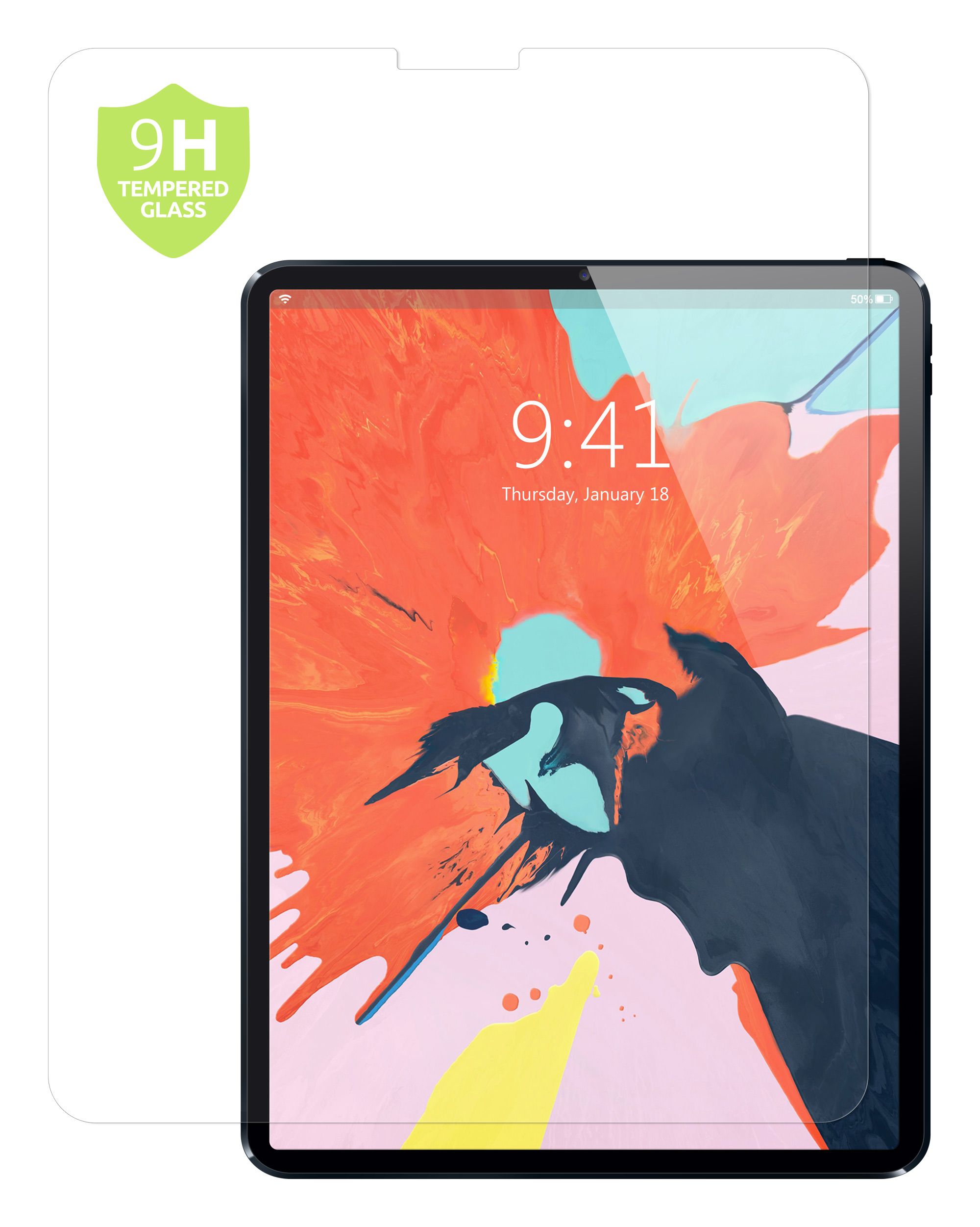 Gecko SCRV10T49 Screenprotector voor Apple iPad Pro 12,9 (2018) - Transparant