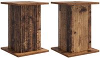 vidaXL Plantenstandaard 2 stuks Oud hout 30,5 x 30 x 43 cm Bewerkt hout
