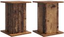 vidaXL Plantenstandaard 2 stuks Oud hout 30,5 x 30 x 43 cm Bewerkt hout