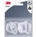 3M Ventouse transparente blister de 3