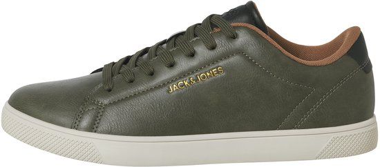 JACK & JONES JFWBOSLEY PU SNEAKER NOOS - Heren - Veterschoenen - Olive Night - Maat 43
