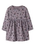 NAME IT Jurk lichtblauw / mauve / donkerlila / zwart