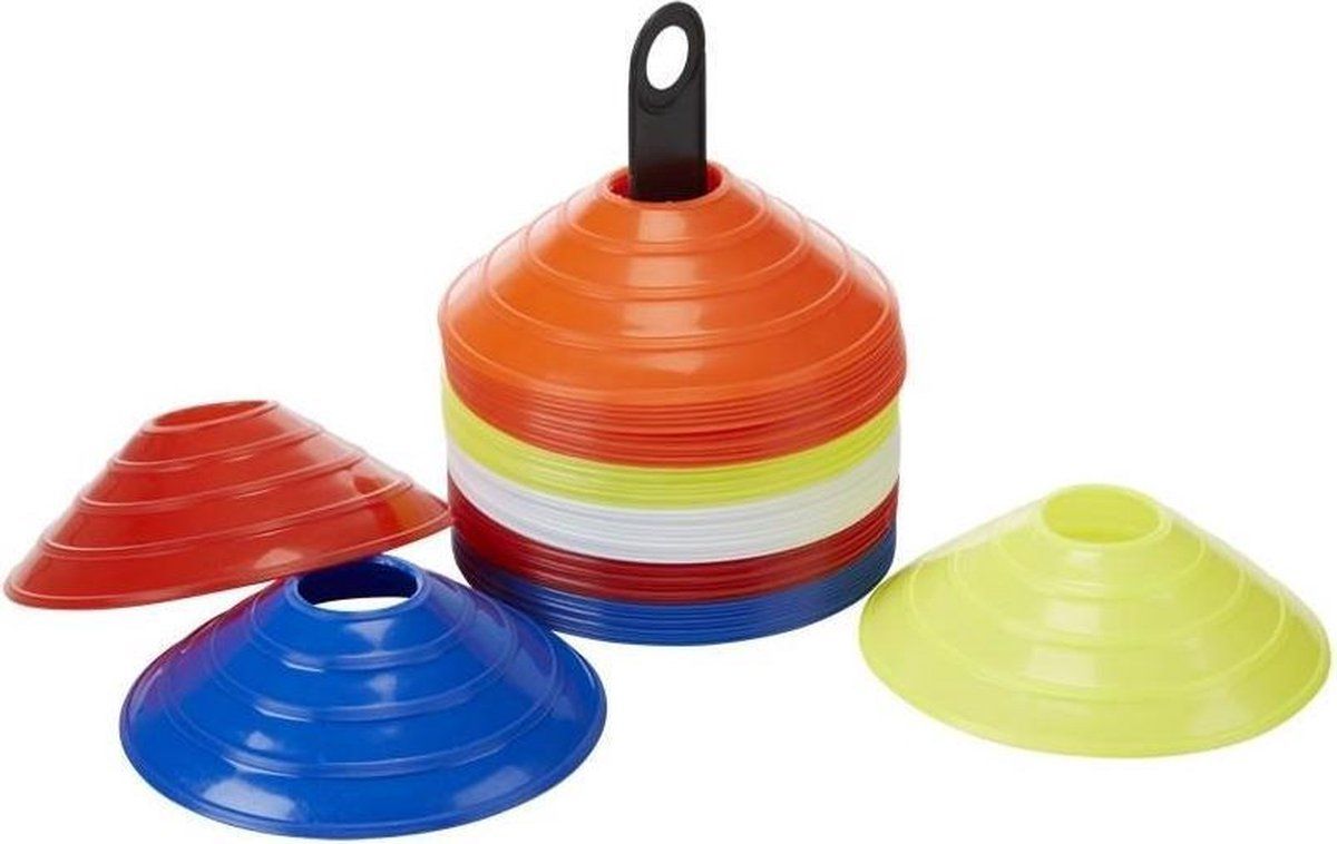 Ubergames England 40 gram Pylonen - Pionnen - Cones 50 st - 5x19cm - Multi Colour