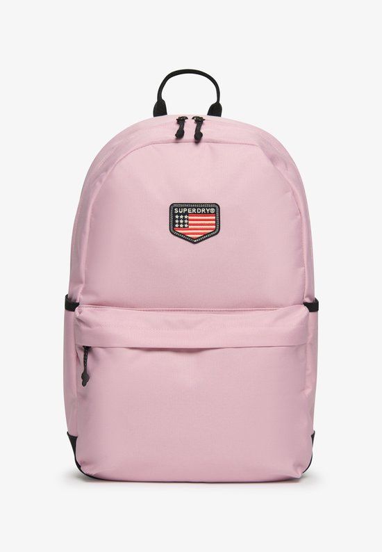 Superdry Classic Patch Montana Rugzak Dames Soft Pink Polyester 17L
