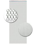 Vliegengordijnenexpert - Vliegengordijn - Aluminium - Zilver Mat - 90x210 cm