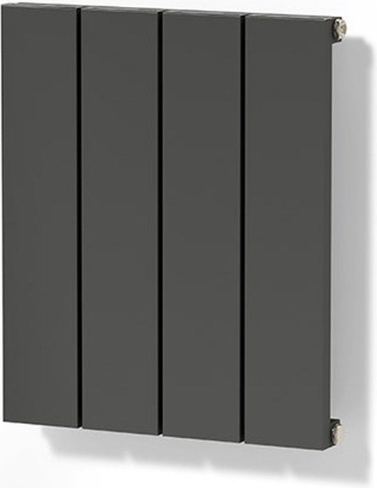 Jupiter Designradiator - 37,5x50 cm - Donkergrijs - 292 Watt - Aluminium