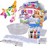 Aqua Gelz Deluxe Set: 9 kleuren Glimmer & Glow Gel Knutselset