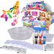 Aqua Gelz Deluxe Set: 9 kleuren Glimmer & Glow Gel Knutselset