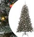 vidaXL Sapin de Noël artificiel Vert 180 cm PVC et Plastique et Acier