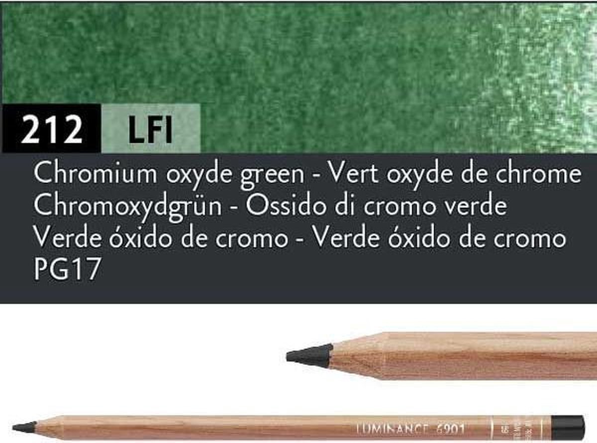 Caran d'Ache 6901.212 Kleurstift Luminance Chromoxidegroen-FSC