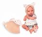 Muñecas Antonio Juan Pasgeboren Erik Babypop Met Draagzak Beige Enfants