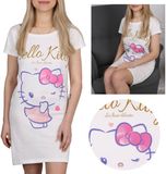 Hello Kitty Crème damesnachthemd, pyjama katoenen slaaphemd