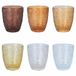 Villa d'Este Home Tivoli Set van 6 waterglazen 300 ml granaatappel chocolade