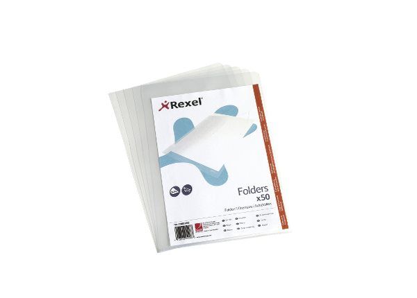 Rexel Premium L-mappen A4 Transparant (50)