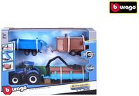 Bburago New Holland T7.315 - Modelauto - Schaal 10 CM - Blauw