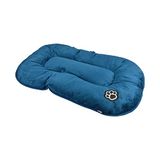 LOVE STORY Kussenvlok, omkeerbaar, polyester, 87 x 55 cm, patchy, smaragd/kolen