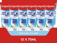 Colgate Triple Action Whitening tandpasta - Voordeelverpakking - 12 x 75ml