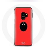 Maniacase Hoesje voor Samsung Galaxy S9 Inktvis Game masker driehoek