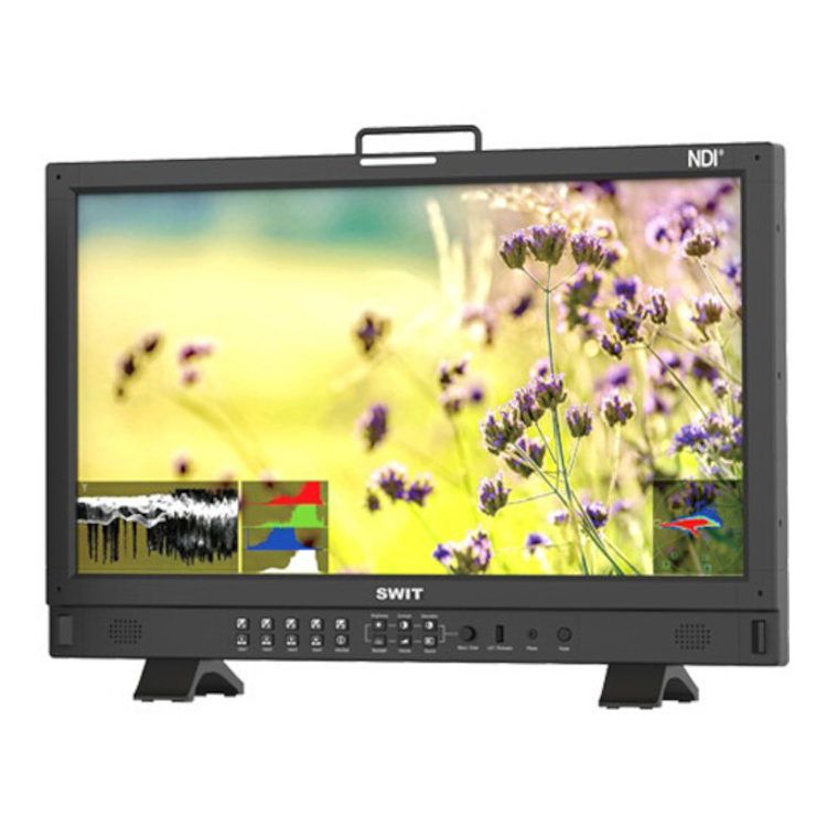 SWIT BM-245-NDI 23.8" 4K-NDI QLED HDR Professional Monitor