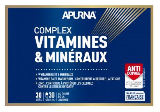 Apurna Complex Vitamines & Mineralen 30 Capsules