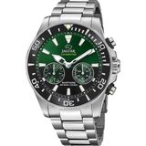 Jaguar Connected J888/5 Heren Horloge - Saffierglas - Roestvrijstaal/Staal - Zilverkleurig - Ø 45.5 mm - Quartz - Vouw/Vlindersluiting - 20 ATM