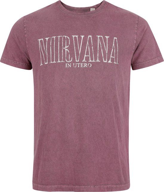 Nirvana Heren T-shirt - In utero - Paars - 3XL