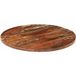Bois massif de récupération dessus de table rond Ø 70x3,8 cm