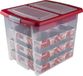 Sunware Nesta kerstballen opbergbox 45L - Voor 48 kerstballen - 48x36x36 cm