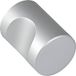 OBF Grimme Alasco OBF 72 0521 47 natuur geanodiseerd designer ladeknop ø 18 mm, meubelknop, cilindrische diepte 25 mm meubelknop aluminium, diameter 20 mm
