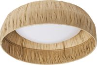 OSRAM Decor decoratieve plafondlamp met bamboe kap, 300mm, 12W, 400lm, 3000K, 830 warm wit, IP20, bruin, LED niet vervangbaar