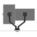 BenQ BDH01 ergo monitor arm 2 schermen zwart