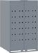 Syfax Containerberging voor 1 container 69x79x117 cm staal grijs