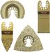 Merkloos 4-pack oscillerende zaagbladen