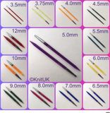 Knit Pro KP51263 Aiguilles circulaires interchangeables Normales, 12 mm, Multicolore