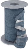 Präsent Krullint Glitter Blauw Petrol - 10mm